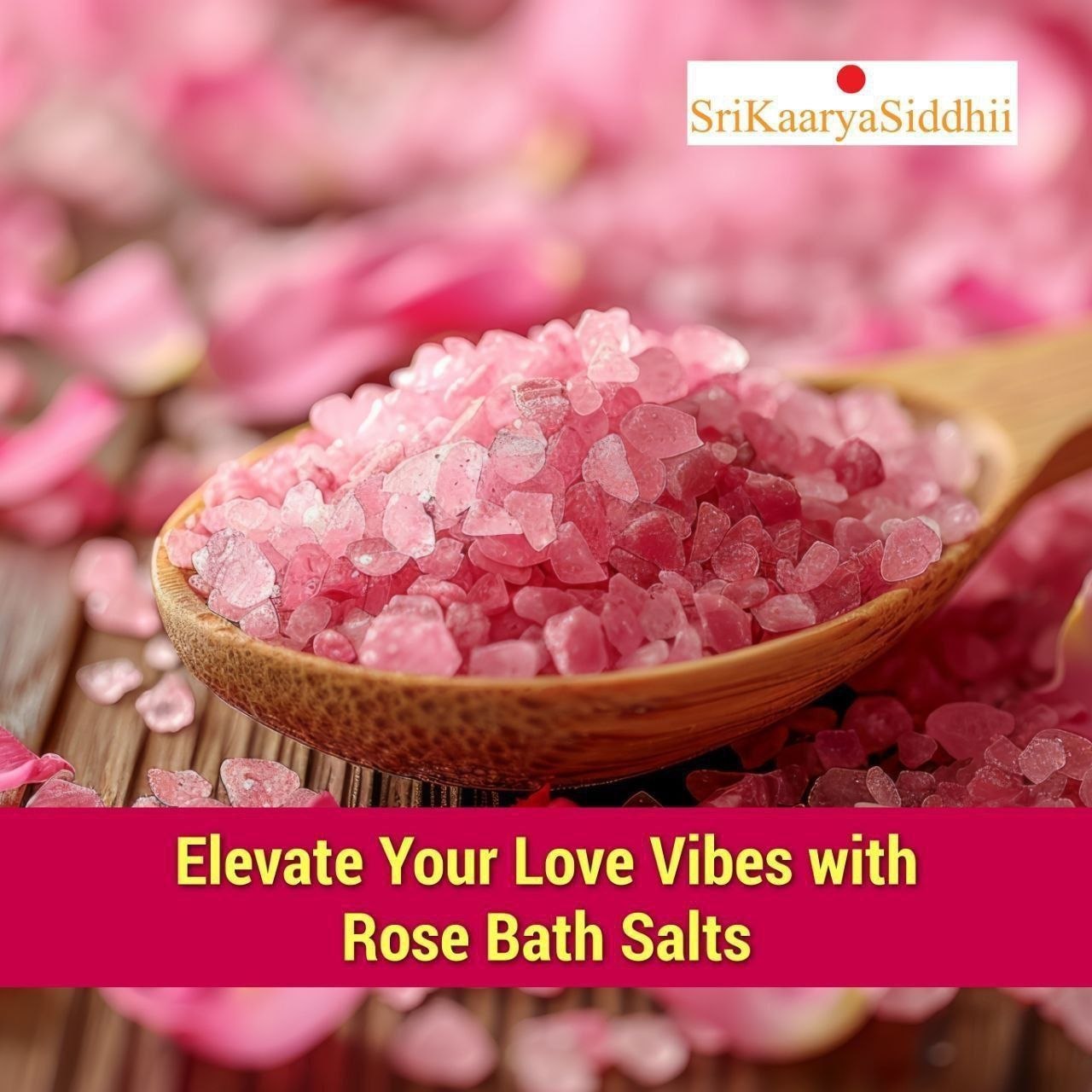Pink Rose Bath Salts